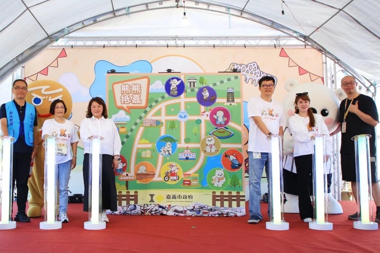 逾2200人「來嘉BIKE訪」騎聚雙潭　大白熊新造型地圖驚喜公開再掀打卡熱