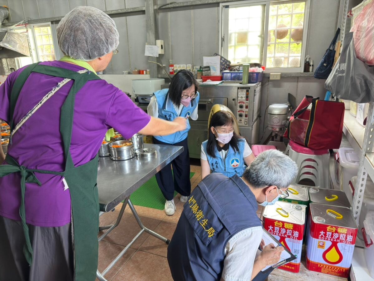 金門縣府全面稽查校園、社區、醫院及機關供餐