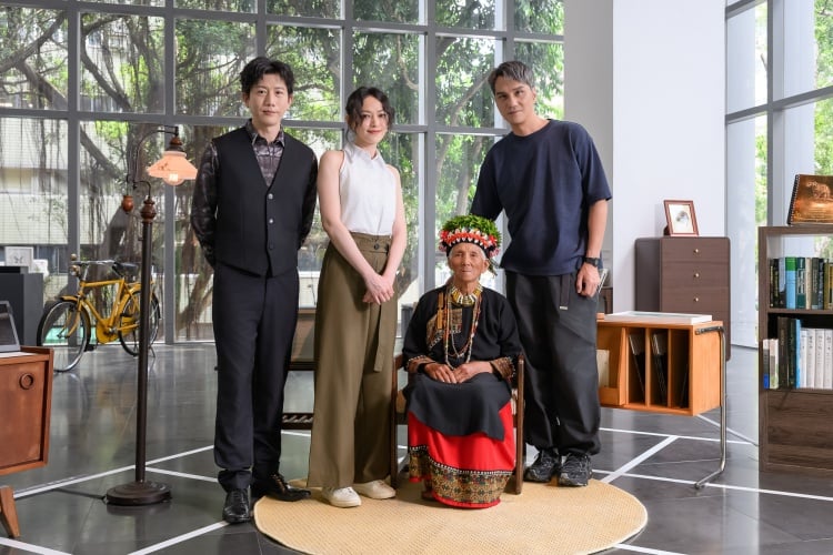 ▲《雲在兩千米》(左起)演員莫子儀、姚以緹、盧玉蘭、馬志翔Photo by 王世邦。