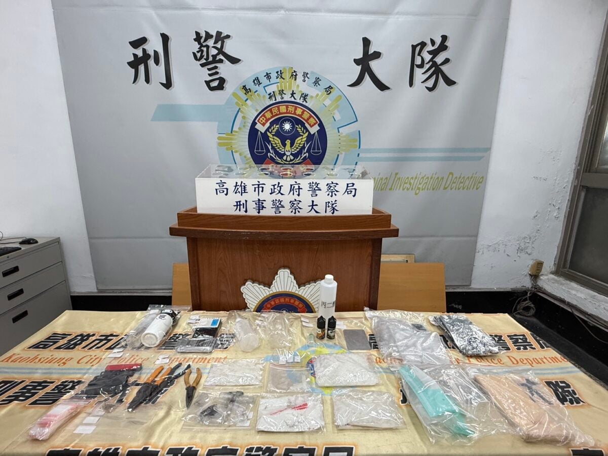 「喪屍煙彈」毒害年輕人　高雄刑警溯源追查逮藥頭查扣大批毒品