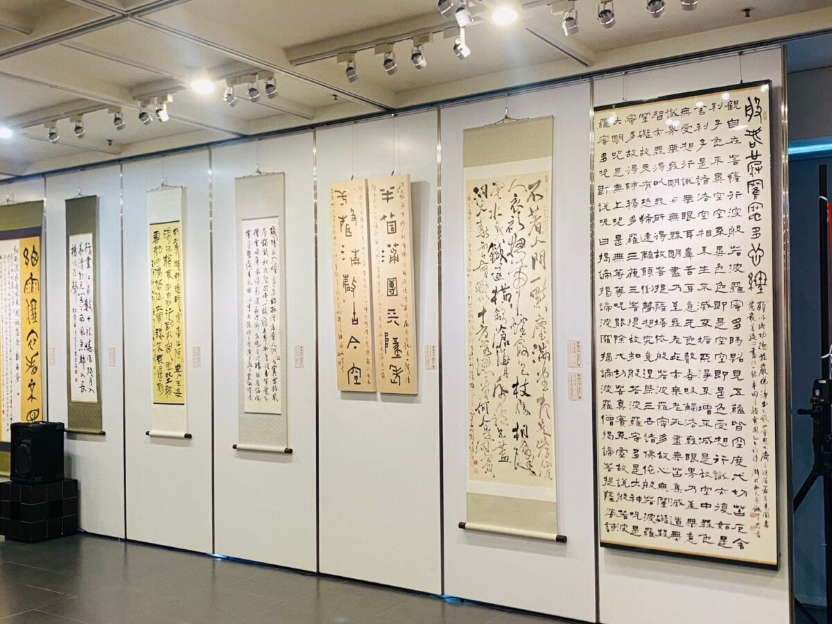 篆隸楷行草一次看！北港社大書法聯展展出終身學習力