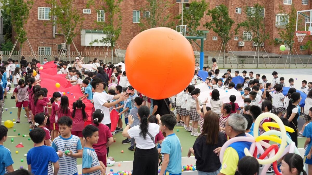 嘉市東區嘉北國小幸福跑道正式啟用