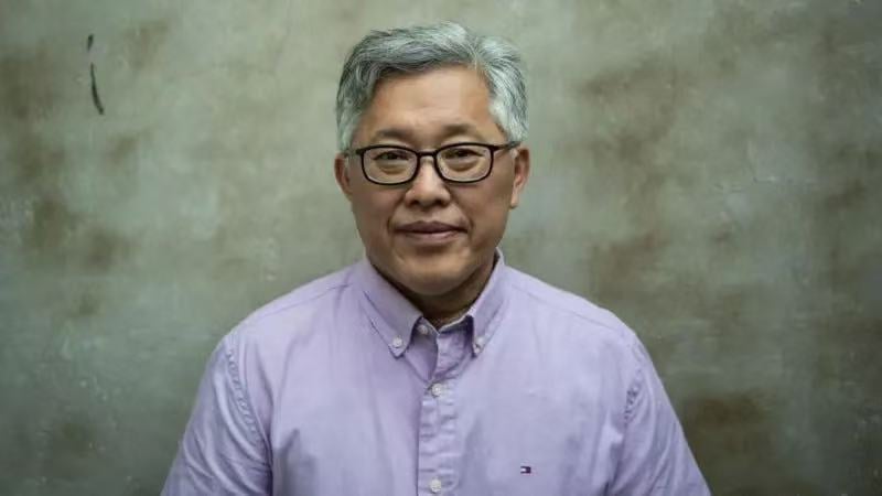 ▲創立具影響力的錫安教會的牧師金明日獲釋。