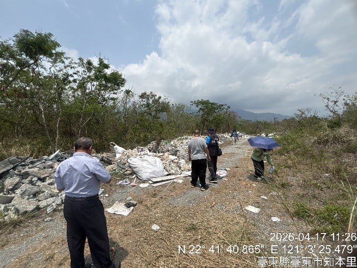 守護知本捷地爾環境　共同杜絕非法棄置廢棄物