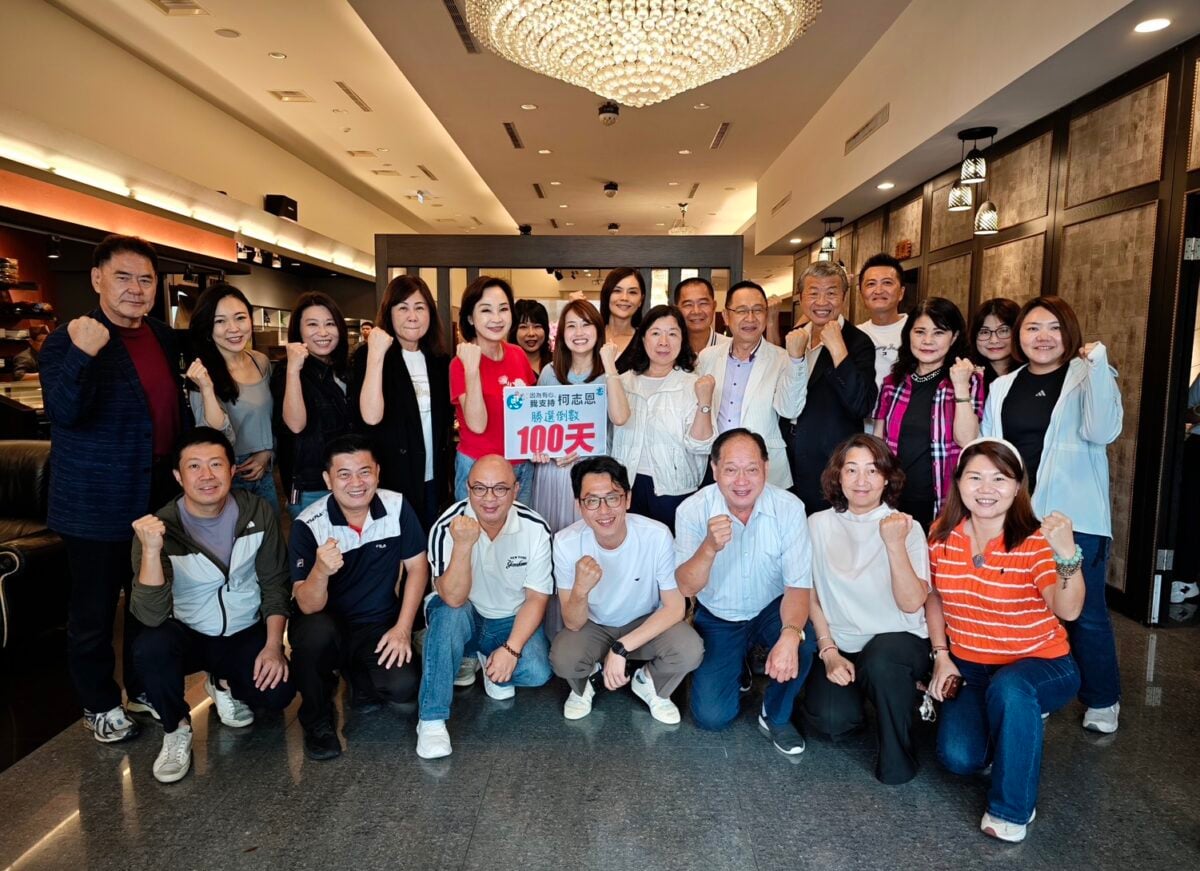 ▲倒數100天吹集結號,藍營議員串連挺柯志恩、力拚議員全壘打。