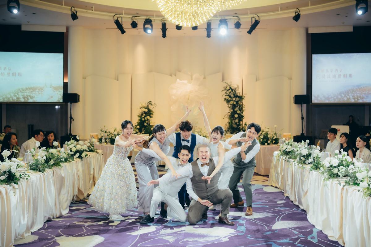 把婚禮變成一場最浪漫電影　高雄萬豪沉浸式婚禮劇場驚艷準新人