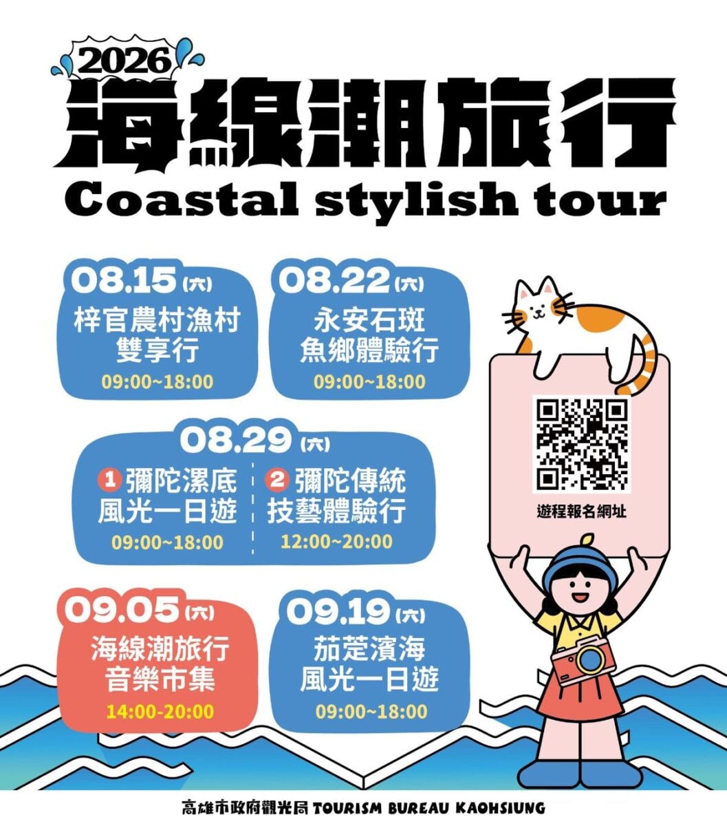 高雄藏了一條療癒海岸線！北高漁村秘境一次收藏　限定行程搶先預約