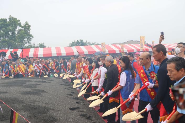 大北勢股紅壇動土　116~117年重要民俗「雲林六房媽過爐」揭開序幕