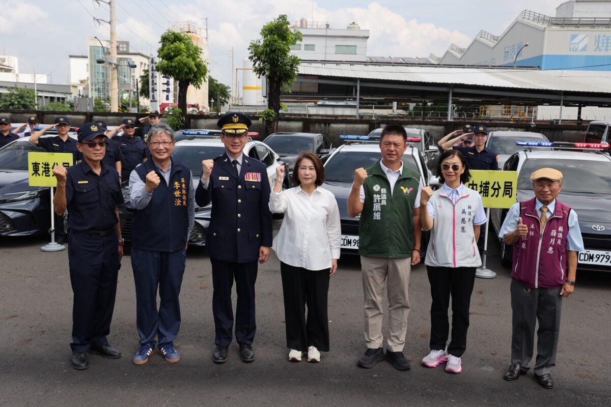 屏縣警局守護治安再添新戰力　115年度32輛警車全新登場