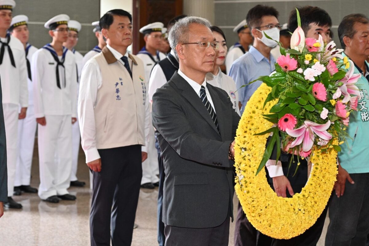 ▲宜蘭縣代理縣長林茂盛主持秋季祭典。