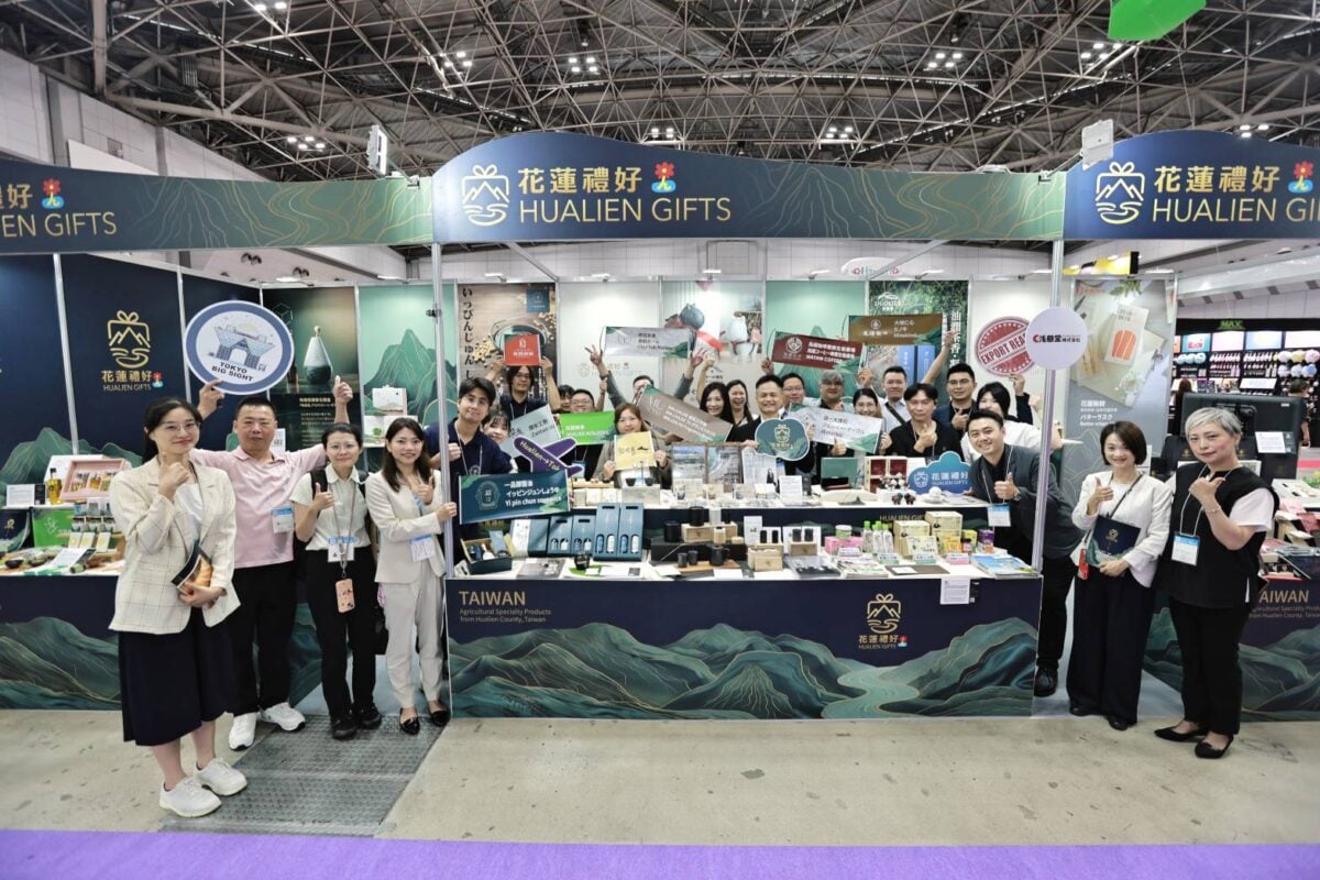 ▲花蓮好物進軍東京禮品展,大放異彩。