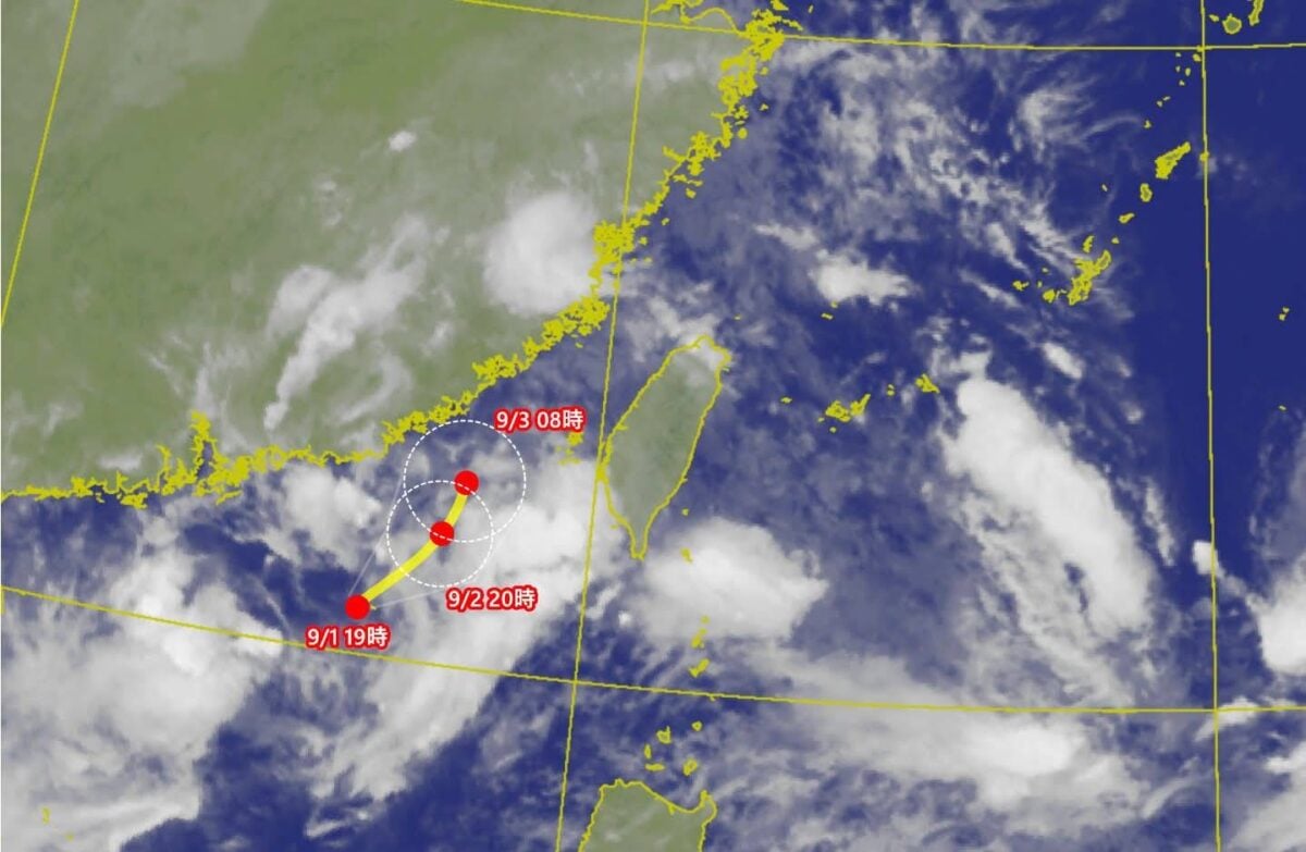 怪颱沙德爾再復活！未來趨向廣東不威脅台灣　外環流大雨影響至週五
