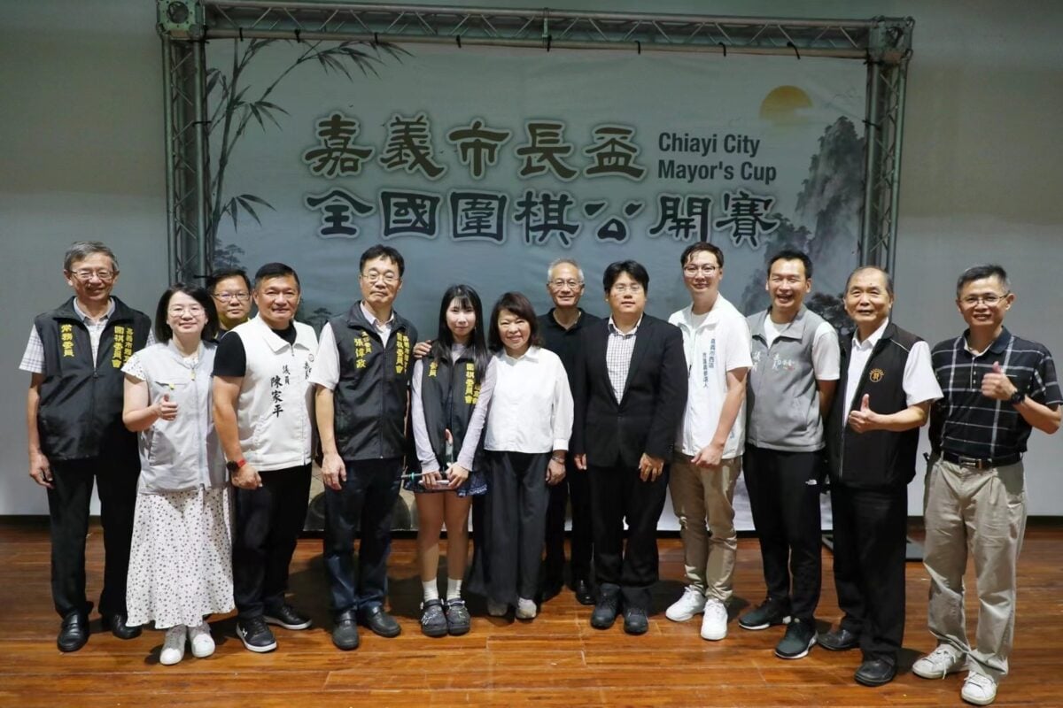 600高手「棋」聚！市長盃圍棋賽登場　黃敏惠勉「不怕輸、從對弈中成長」